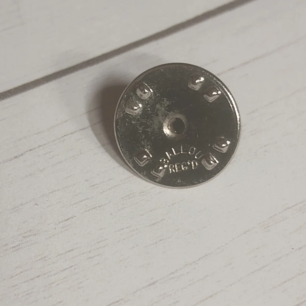 Vintage Ballou Reg'd signed silver boot pin - Picture 4 of 4